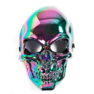 Máscara de Esqueleto Holográfico