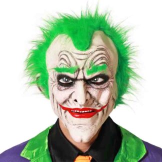 Máscara Joker com Cabelo