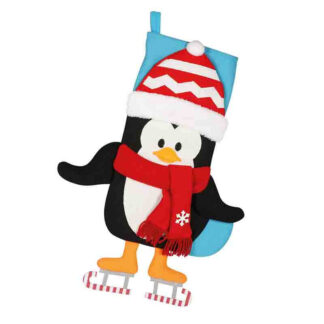 Bota Natal Pinguim 55 cm