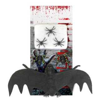 Kit Teia com Aranhas e Morcego
