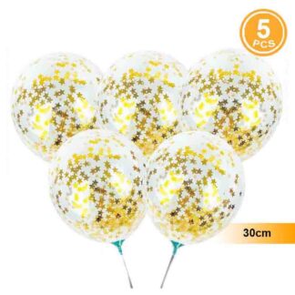 Balões Latex Confettis 30 cm 5 un
