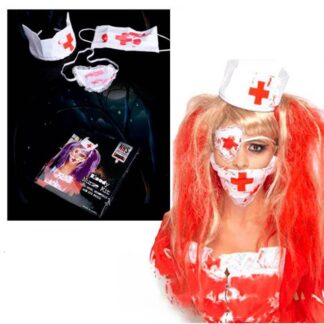 Conjunto Enfermeira Sangrento 3 pcs