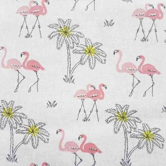 Tecido Estampado Flamingos