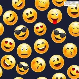 Tecido Estampado Emoji