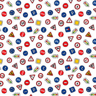 Tecido Estampado Traffic