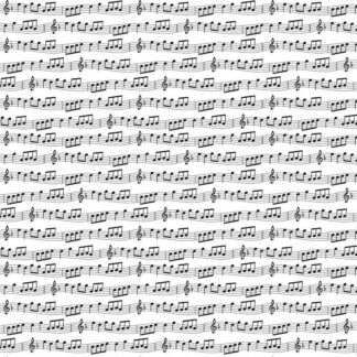 Tecido Estampado Musical Notes