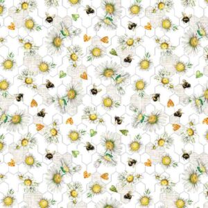 Loneta Resinada Flower Bee