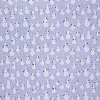 Tecido Estampado Bonecos de Neve