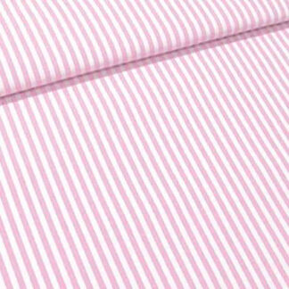 Tecido Fio Tinto Riscas Rosa