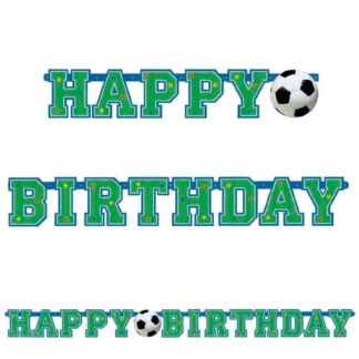 Banner Happy Birthday Futebol 1.35m
