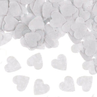 Confettis Coração Branco 20gr