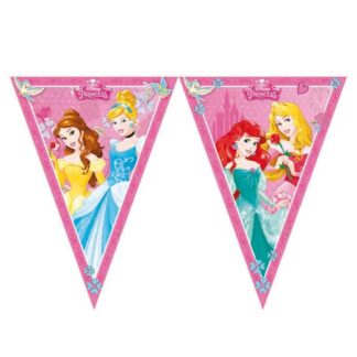 Banner Bandeirinhas Princesas Disney 2.3m