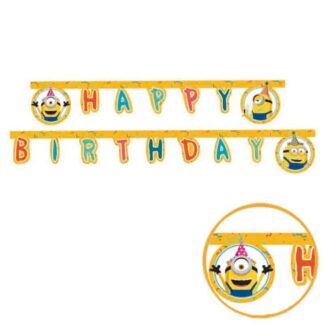 Banner Happy Birthday Minions 2m