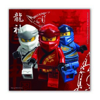 20 Guardanapos Lego Ninjago