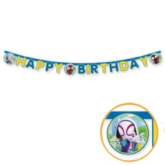 Banner Happy Birthday Spidey 2m