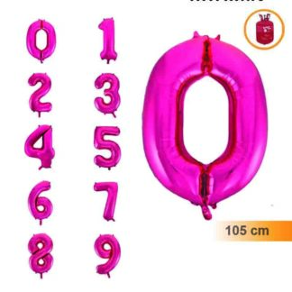 Balão Foil Números 42'' Rosa