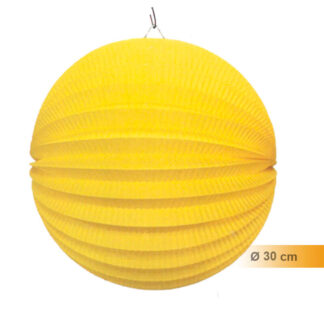 Balão Papel 30cm Amarelo
