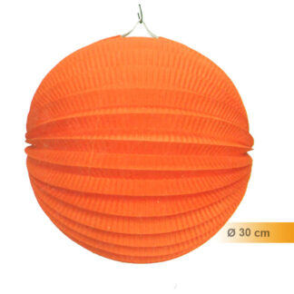 Balão Papel 30cm Laranja