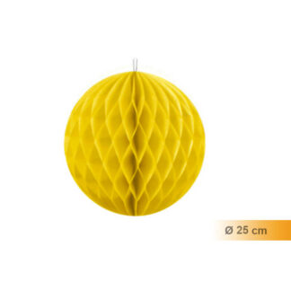 Balão Papel 25cm Amarelo