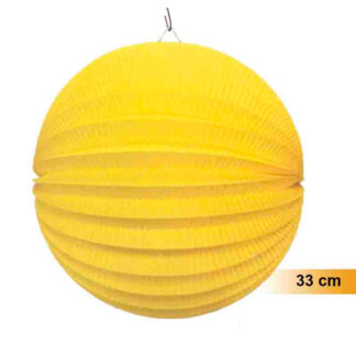 Balão Papel 33cm Amarelo