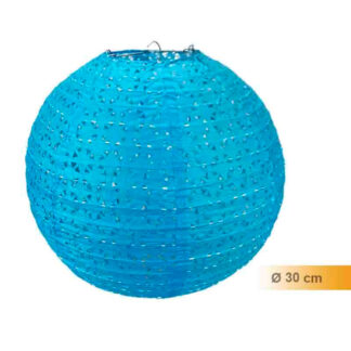 Balão Papel Recortado 30cm Azul