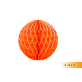 Balão Papel 20cm Laranja