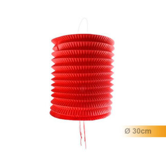 Lanterna Papel 30cm Vermelho