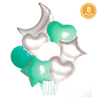 Kit 8 Balões Foil 25 cm
