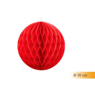 Balão Papel 30cm Vermelho