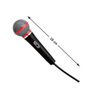 Microfone com fio 29cm