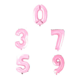 Balão Foil Números 32'' Rosa