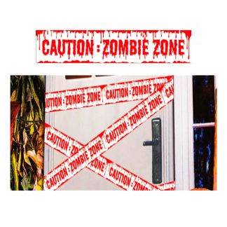 Fita 'Caution Zombie Zone'
