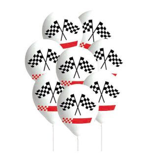 8 Balões Latex Racing