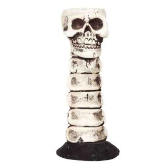 Candelabro Caveira 17 cm