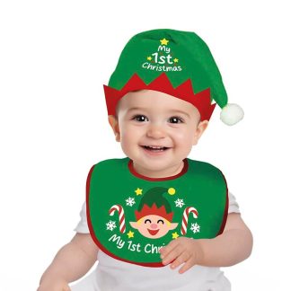 Conj. Gorro e Babete Elfo