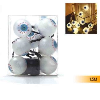 Grinalda Olhos com Luz 165 cm