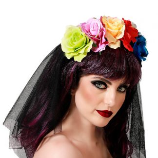 Bandolete Flores com Véu