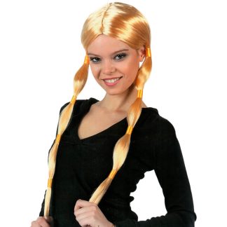 Peruca Comprida Tranças Loura