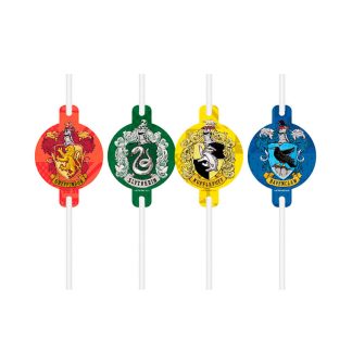 4 Palhinhas Papel Harry Potter