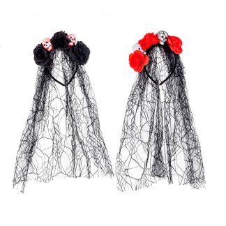 Bandolete Rosas com Véu