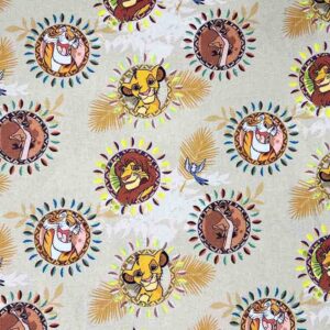 Tecido Estampado Rei Leão