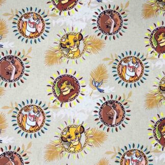 Tecido Estampado Rei Leão