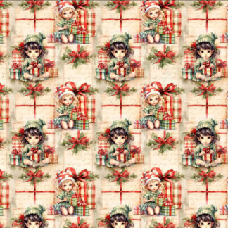 Tecido Estampado Presentes de Natal