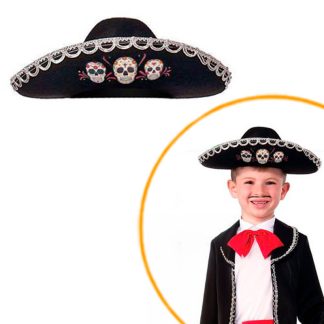 Chapéu Mexicano Caveiras Kid