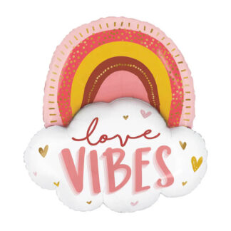 Balão Foil "Love Vibes" 89cm