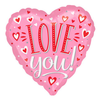 Balão Foil "Love You" 71cm