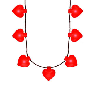 Colar Corações com luz