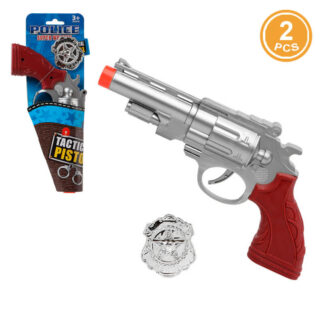 Pistola e Crachá Policia