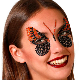 Brilhantes Faciais Borboleta