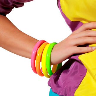 4 Pulseiras Neon